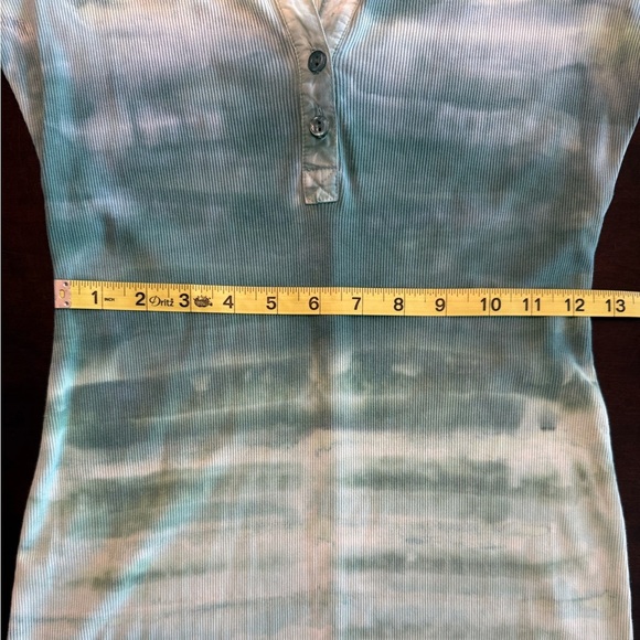 NWT Young Fabulous and Broke Leo Midi Dress Everglade Paintbrush Wash Green Pink - Picture 11 of 16